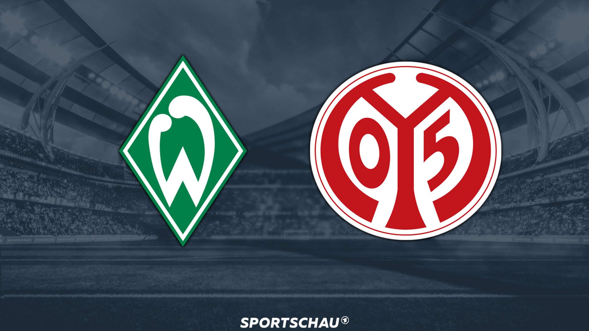 Logo Werder Bremen gegen 1. FSV Mainz 05 | ARD