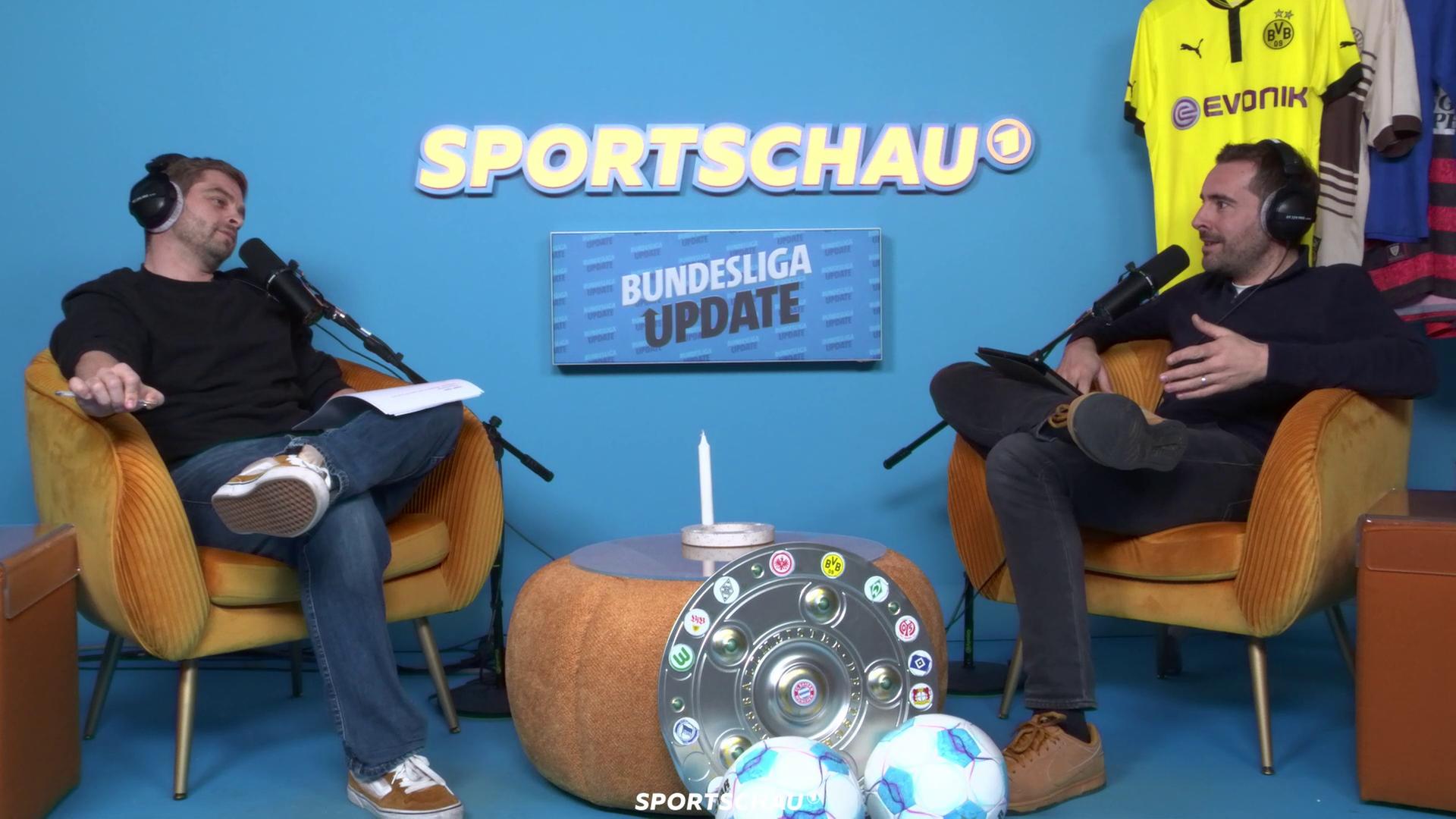 Das Bundesliga Update mit Jens (l.) und Tobi (r.) | Sportschau