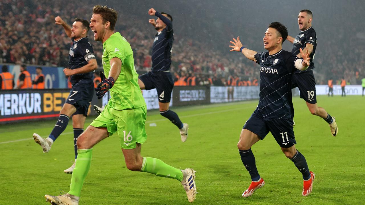 Die Spieler von Bochum jubeln  | dpa