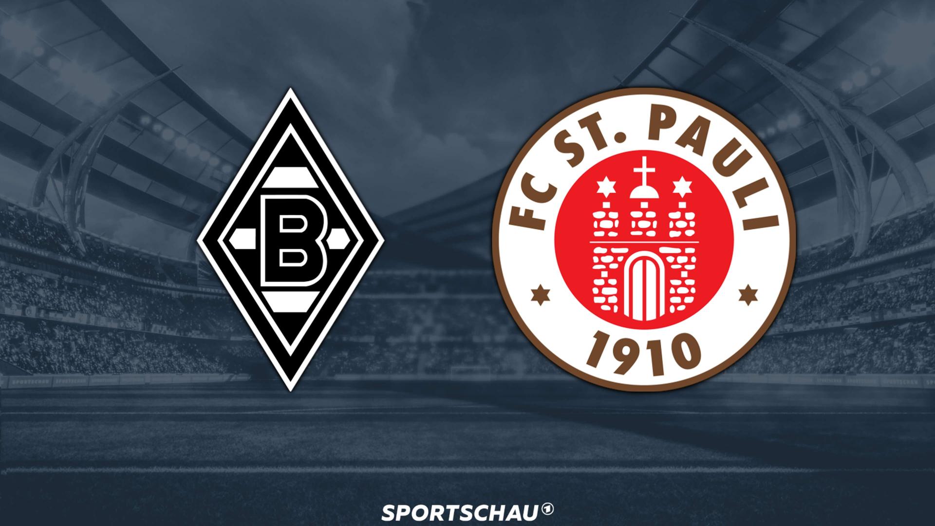 Logo Borussia Mönchengladbach gegen FC St. Pauli | ARD