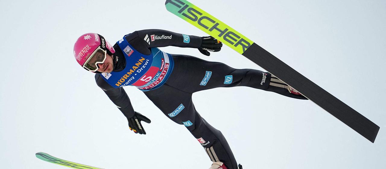 Felix Hoffmann in der Luft