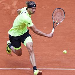 Alexander Zverev bei den French Open in Paris