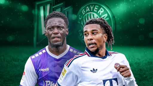 VfL Osnabrück - Bayern München mit Ismail Badjie und Michael Olise