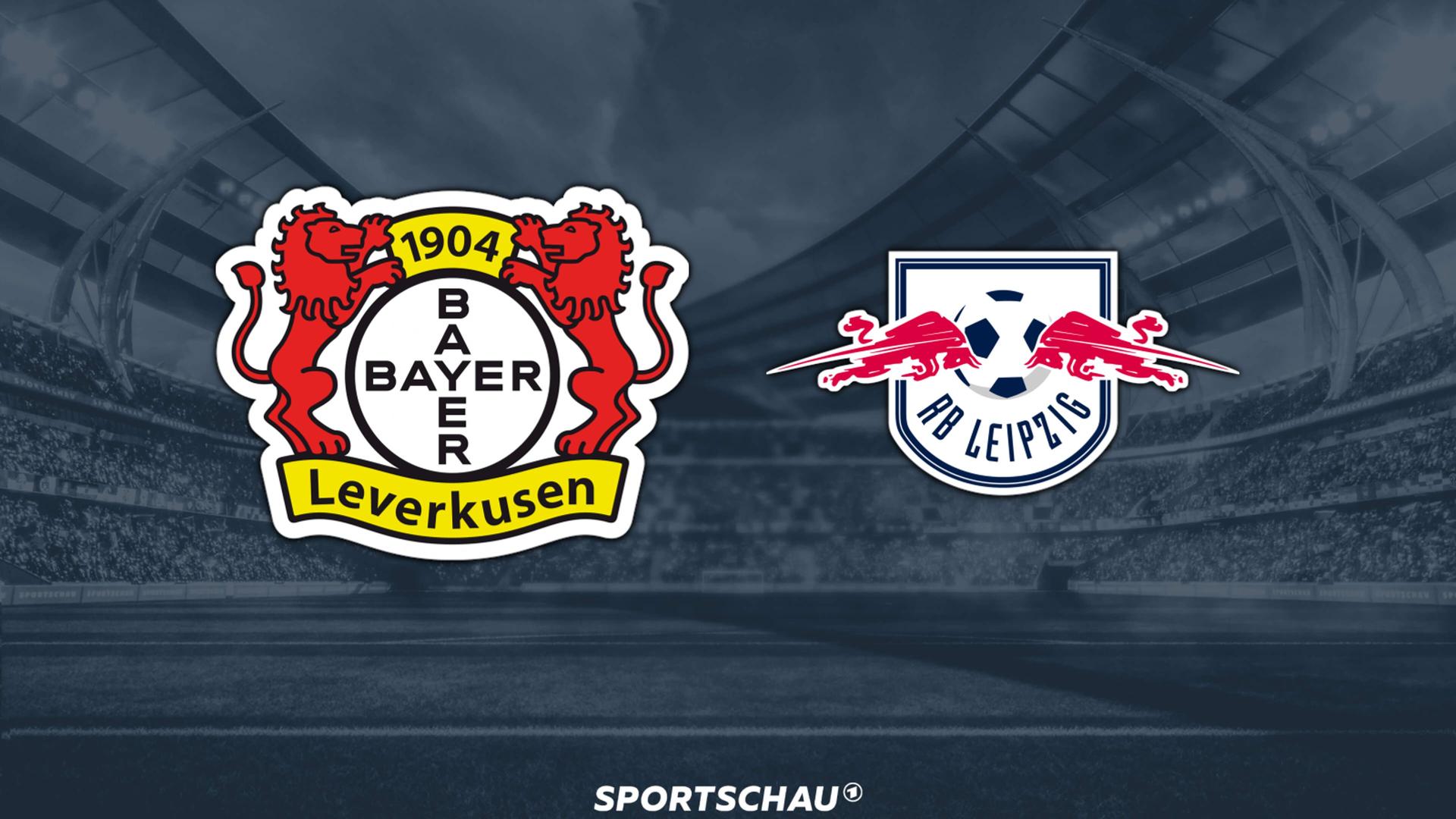 Logo Bayer Leverkusen gegen RB Leipzig | ARD