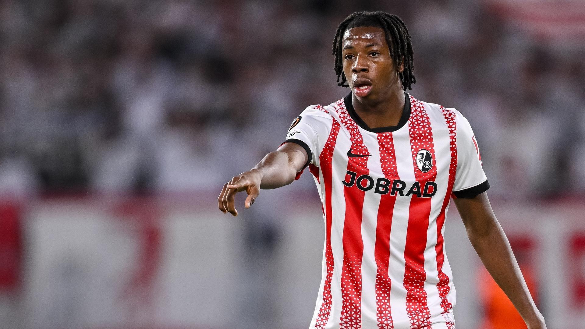 Johan Manzambi vom SC Freiburg | dpa Bildfunk, picture alliance/dpa | Harry Langer