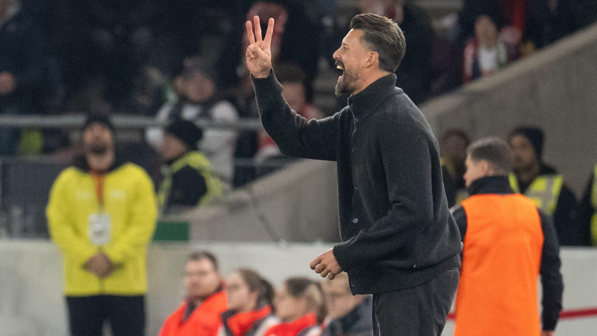 Sandro Wagner gestikuliert | picture alliance / Eibner-Pressefoto | Wolfgang Frank