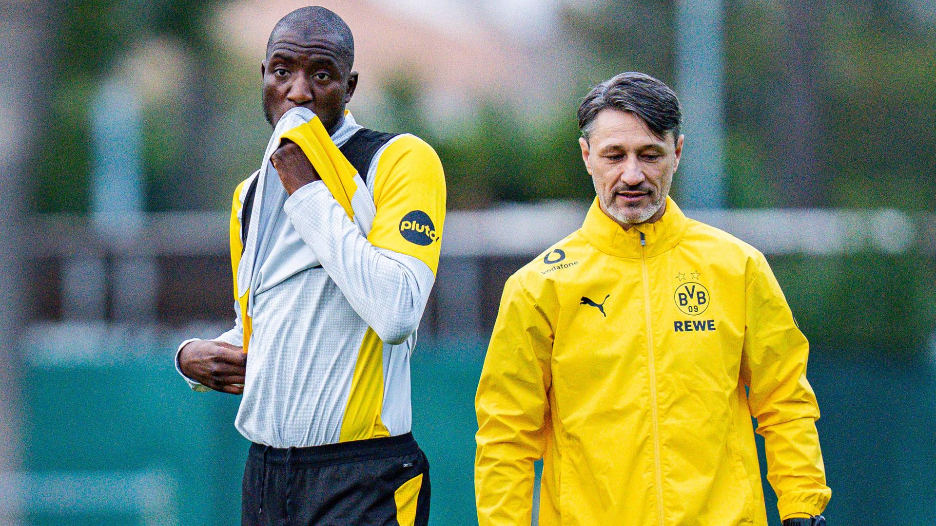 Dortmunds Serhou Guirassy und Trainer Niko Kovac | IMAGO/Bahho Kara