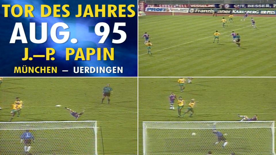Tor des Monats August 1995, Jean-Pierre Papin | imago Tor des Monats August 1995, Jean-Pierre Papin