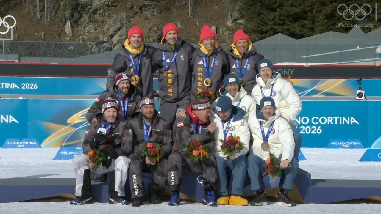 German biathlon relay awarded Sochi 2014 Olympic gold after 12 years