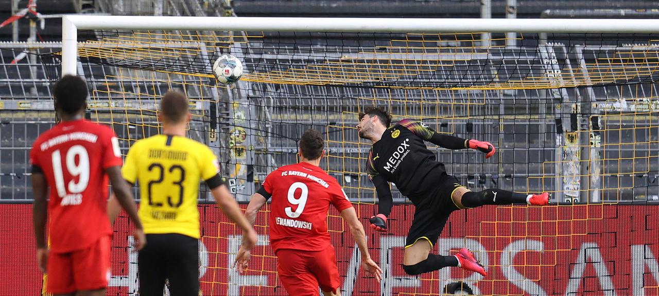 Bayern-Tor gegen Dortmund | firo/Fromme Bayern-Tor gegen Dortmund