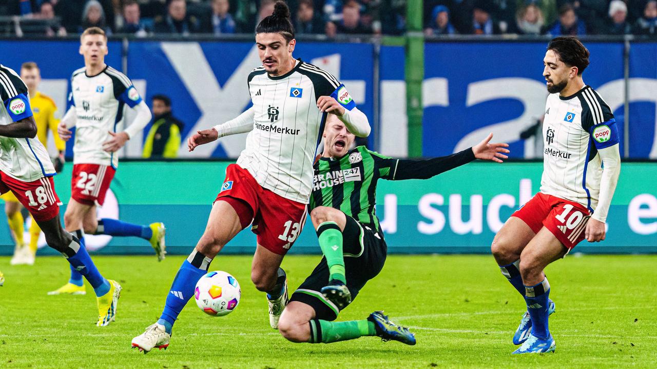 FanProteste in Hamburg Hannover gewinnt turbulentes Spiel beim HSV