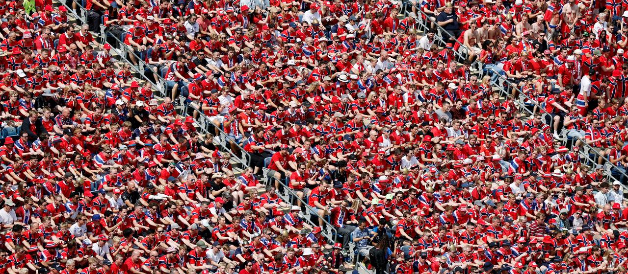 Norwegens Fans haben bei der WM ordentlich gerudert 