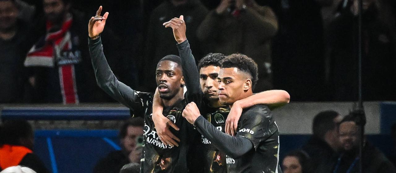 Jubel bei den PSG-Spielern