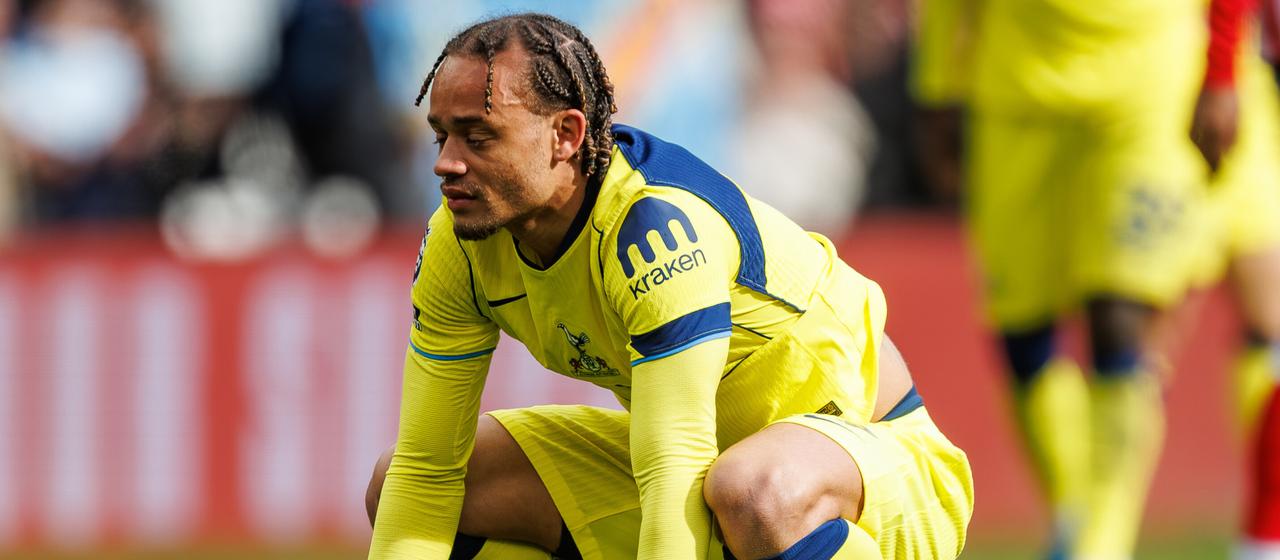 Xavi Simmons i Tottenham gjatë ndeshjes kundër Sunderland