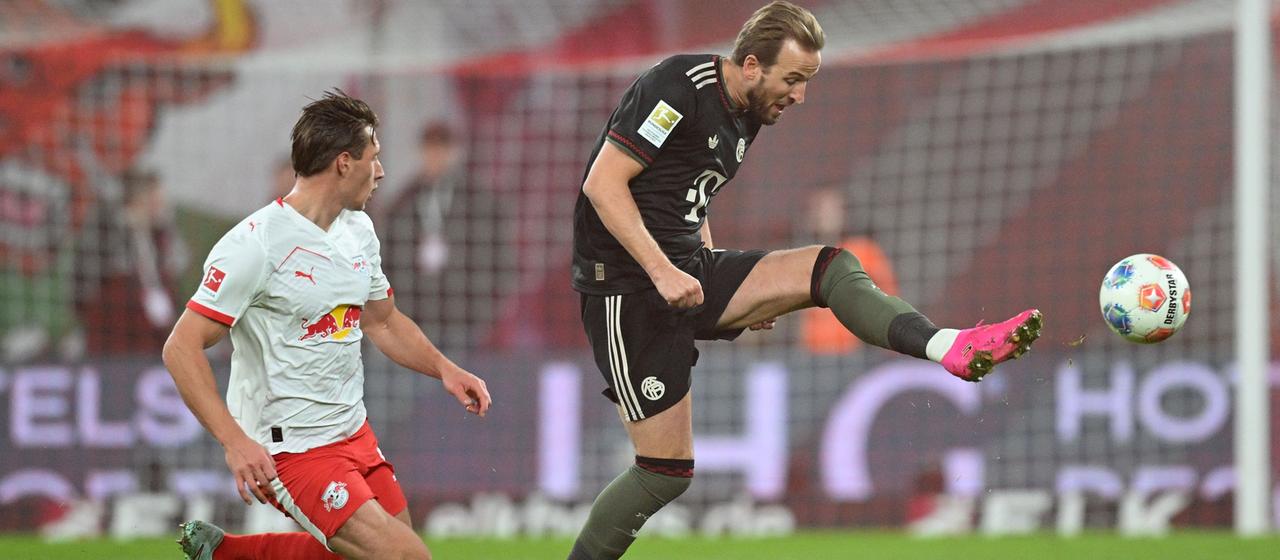 Wird es diesmal ein Duell auf Augenhöhe? Bayern-Torjäger Harry Kane und RB-Abwehrchef Willi Orban