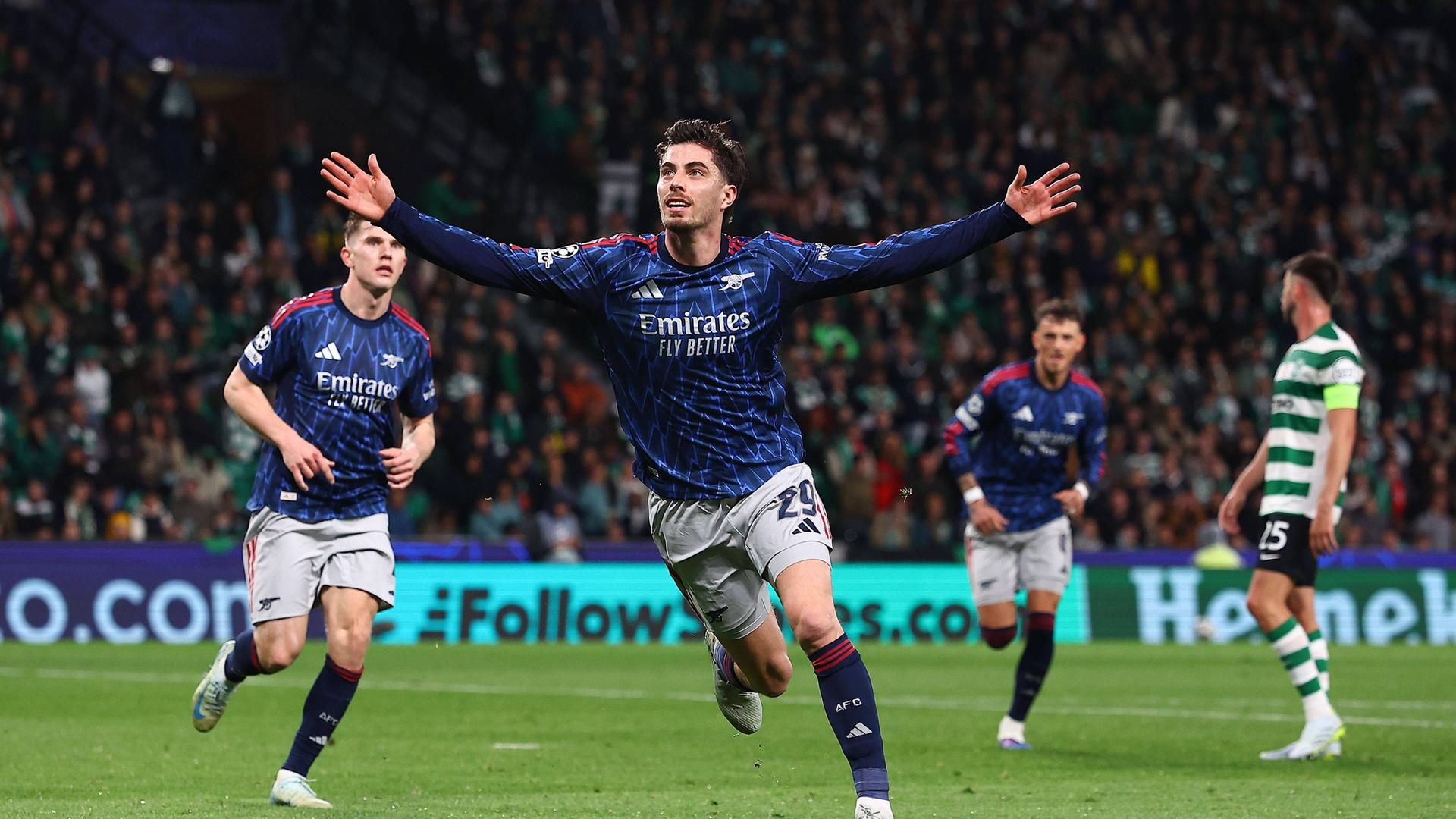 Havertz knackt Sporting für Arsenal ganz spät