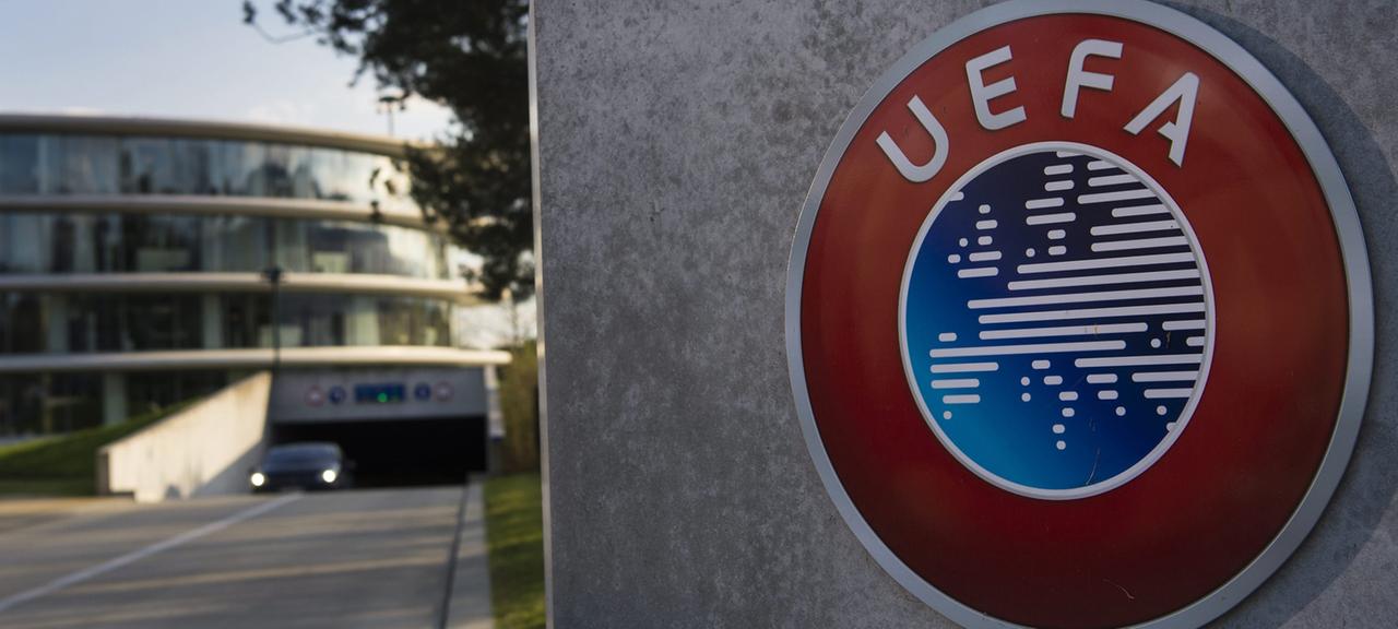 Die UEFA-Zentrale im schweizerischen Nyon | dpa/Jean-Christophe Bott Die UEFA-Zentrale im schweizerischen Nyon