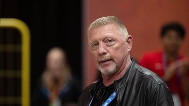 Boris Becker in Essen bei den World University Games