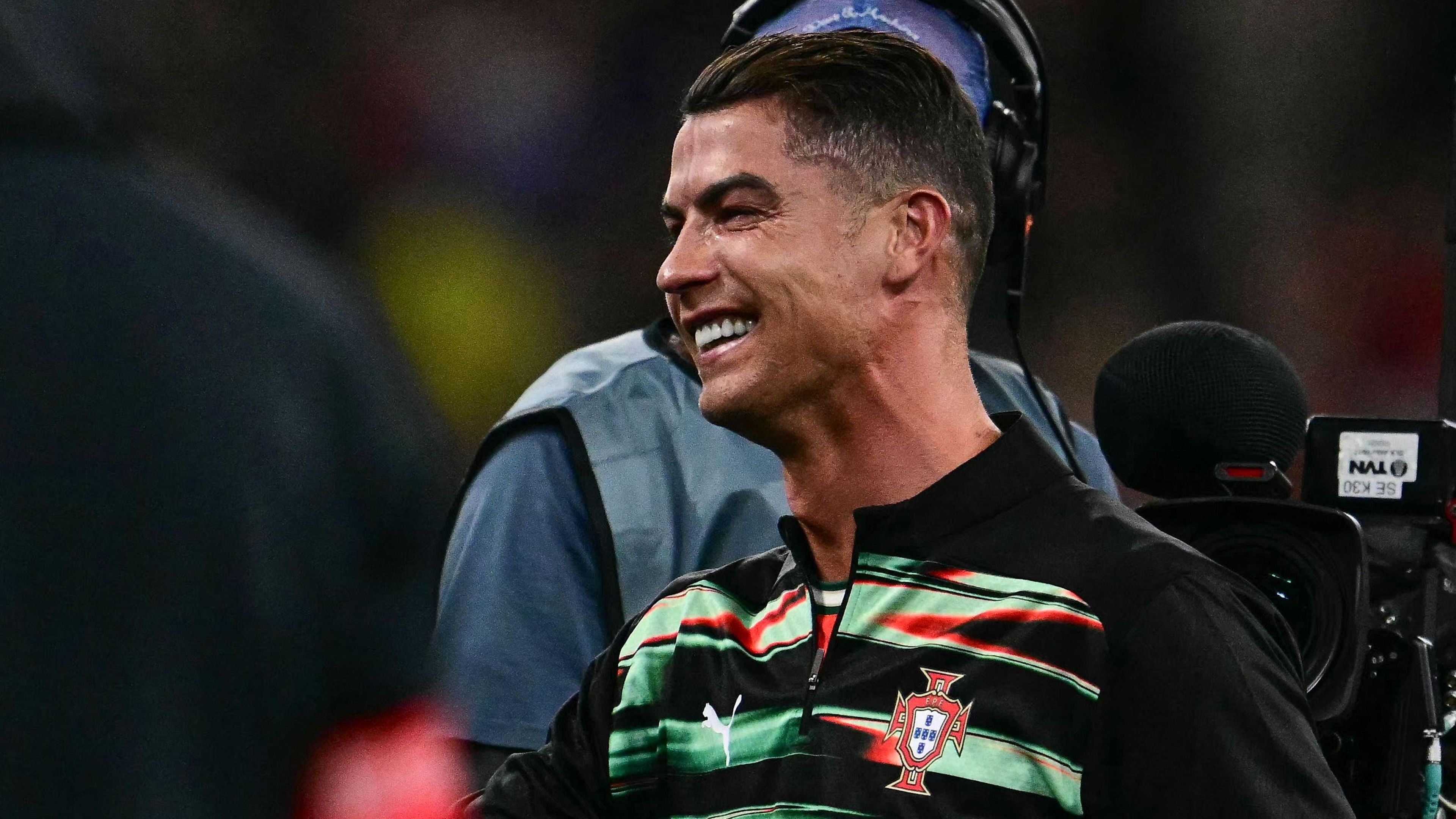 Christiano Ronaldo weint