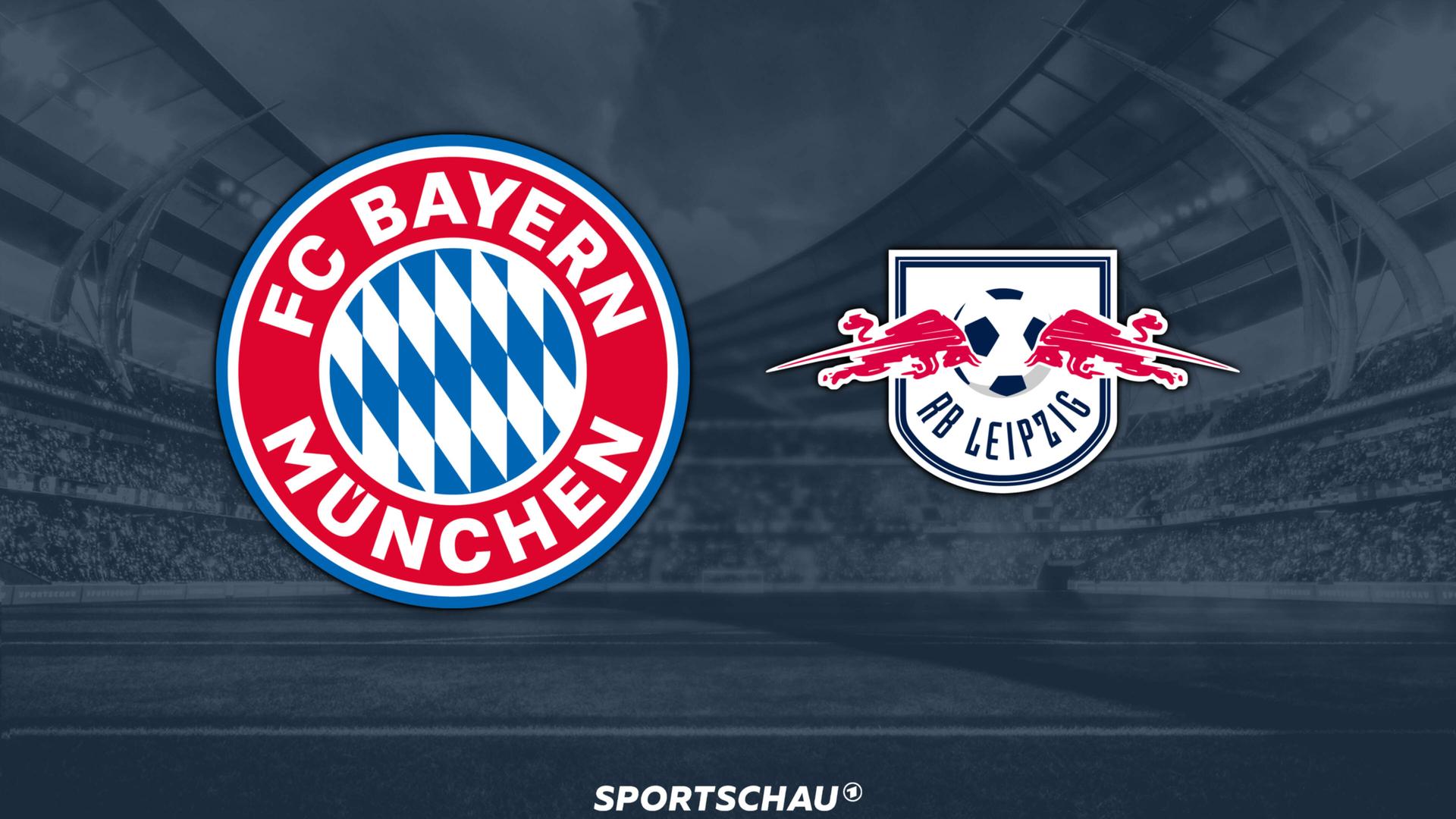 Logo Bayern München gegen RB Leipzig | ARD