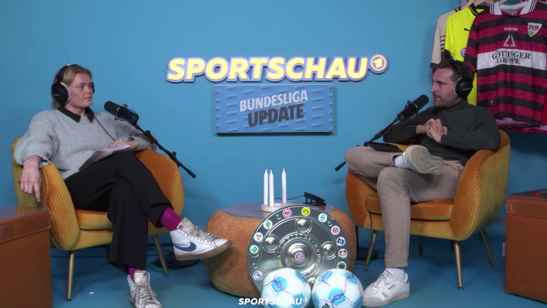 Das Bundesliga Update mit Luise Kropff (l.) und Tobi Schäfer | Sportschau