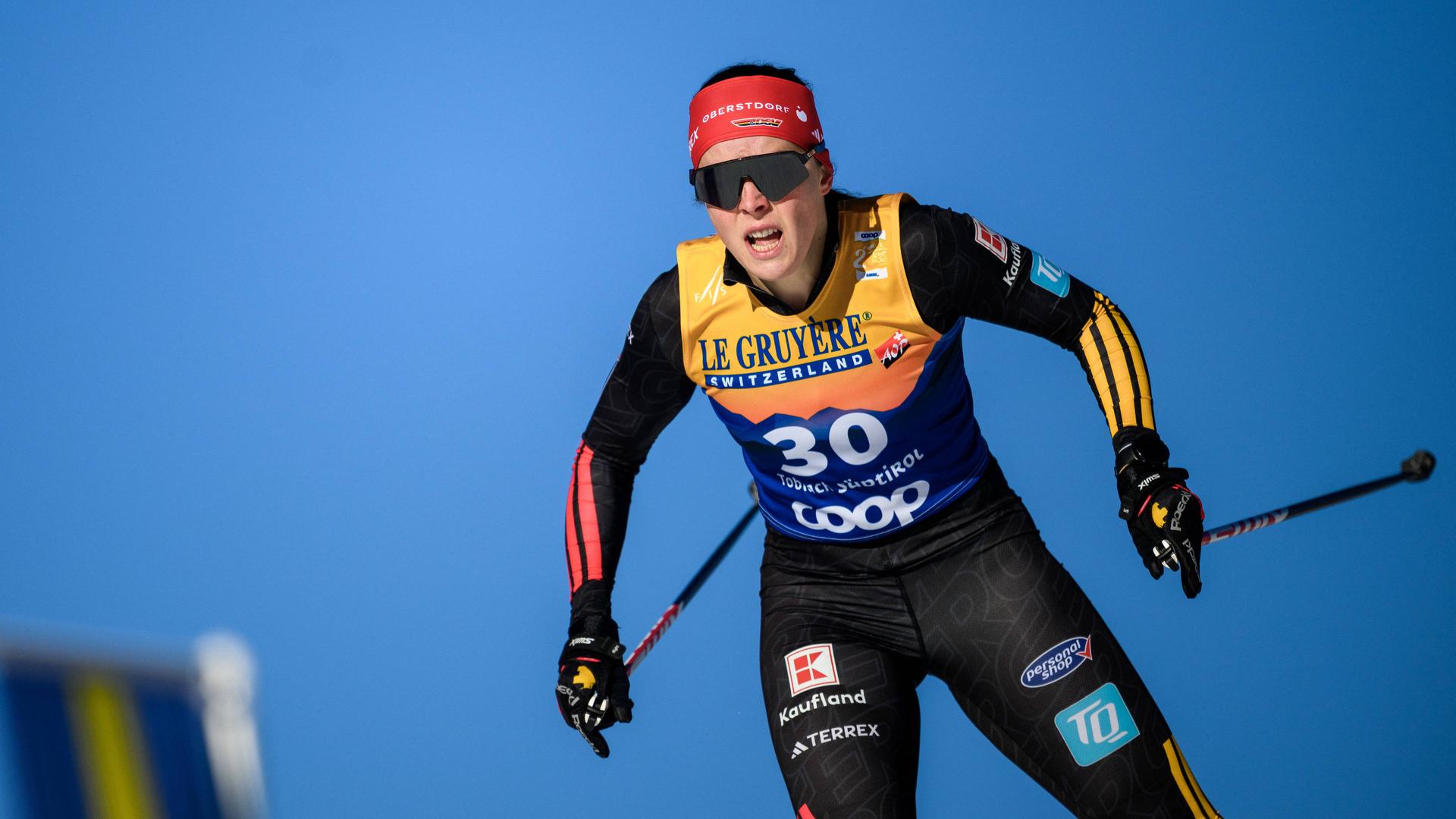 LanglÃ¤uferin Coletta Rydzek in Aktion | IMAGO/MAXIM THORE/Bildbyran