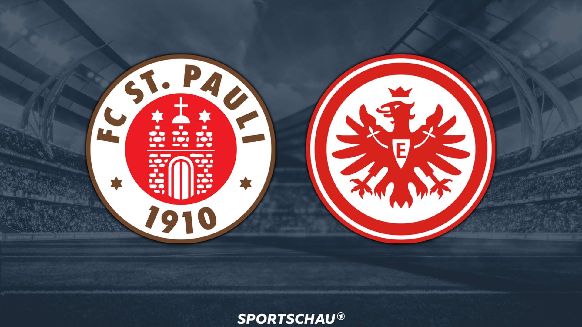 Logo FC St. Pauli contra Eintracht Frankfurt