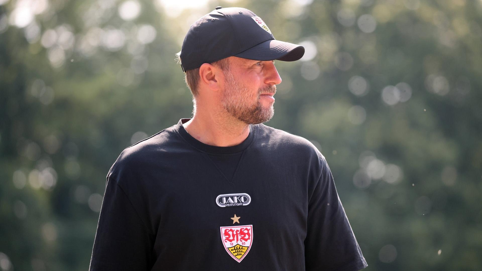 VfB-Trainer Sebastian Hoeneß | IMAGO, IMAGO / Jan Huebner