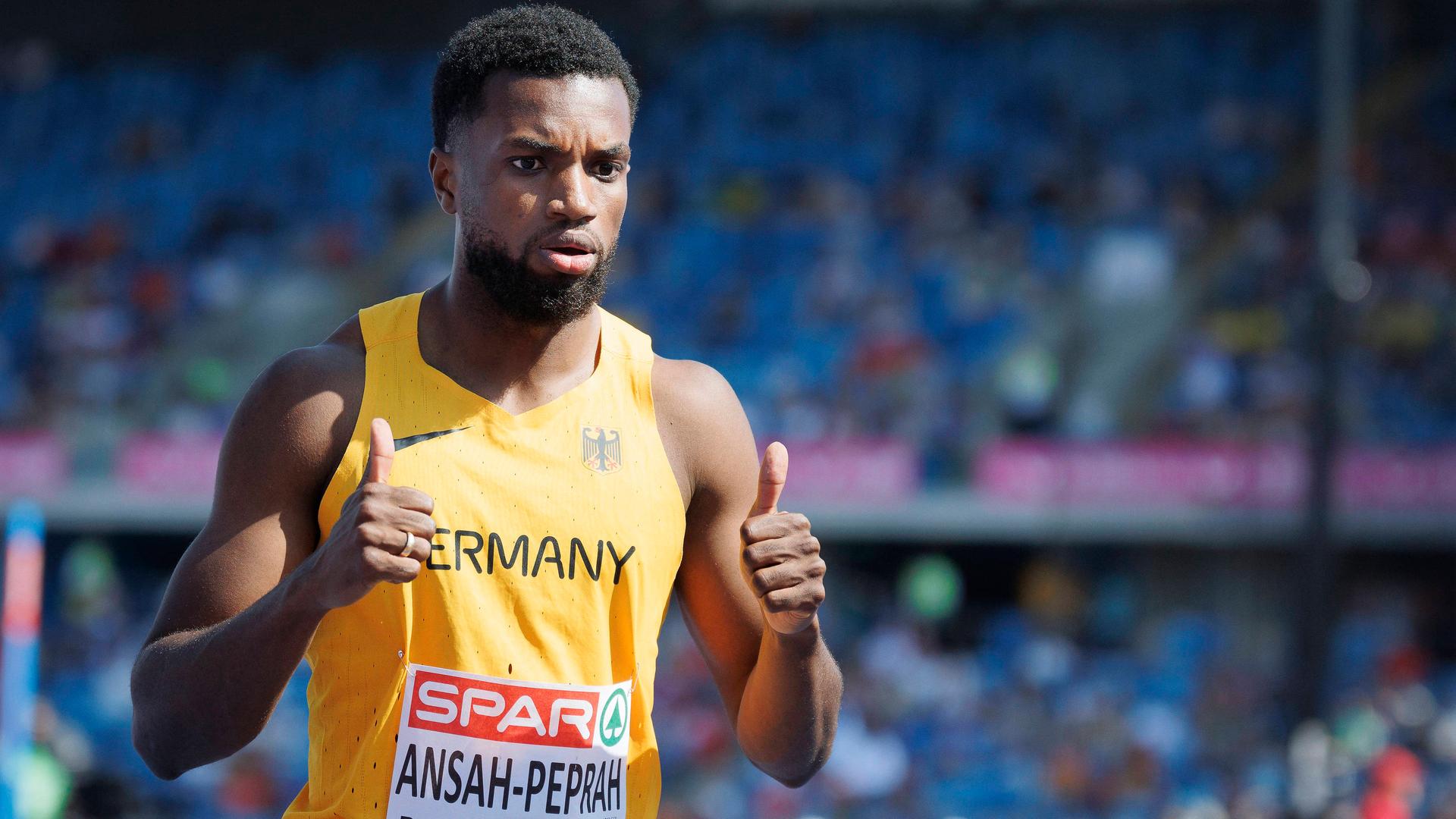 Ansah-Peprah sprintet ins 100-m-Halbfinale - Aus für Demes