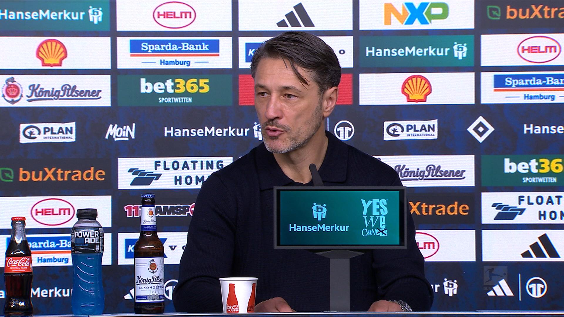 Niko Kovac auf der Pressekonferenz  | sportschau