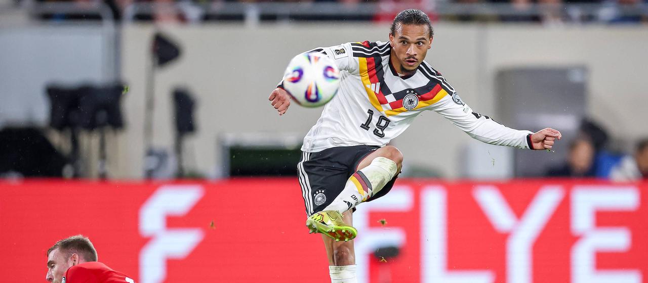 Leroy Sane bei Abschluss gegen Luxemburg