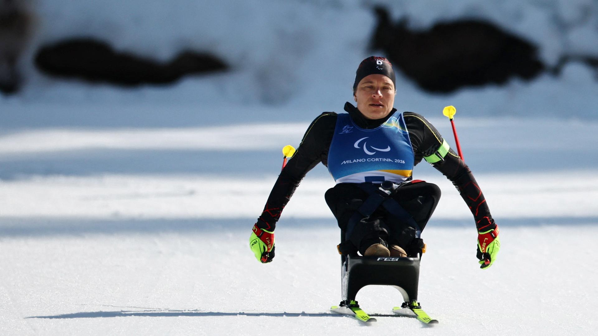 Anja Wicker im Biathlon Sprint | REUTERS/Sarah Meyssonnier
