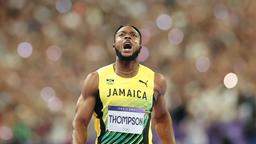 Jamaikas Kishane Thompson bei den Olympischen Spielen in Paris