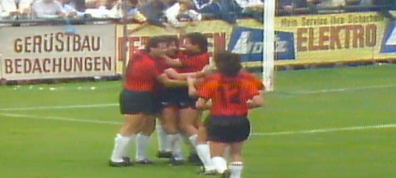Tor des Monats Oktober 1983, Jürgen Wilhelm | sportschau Tor des Monats Oktober 1983, Jürgen Wilhelm