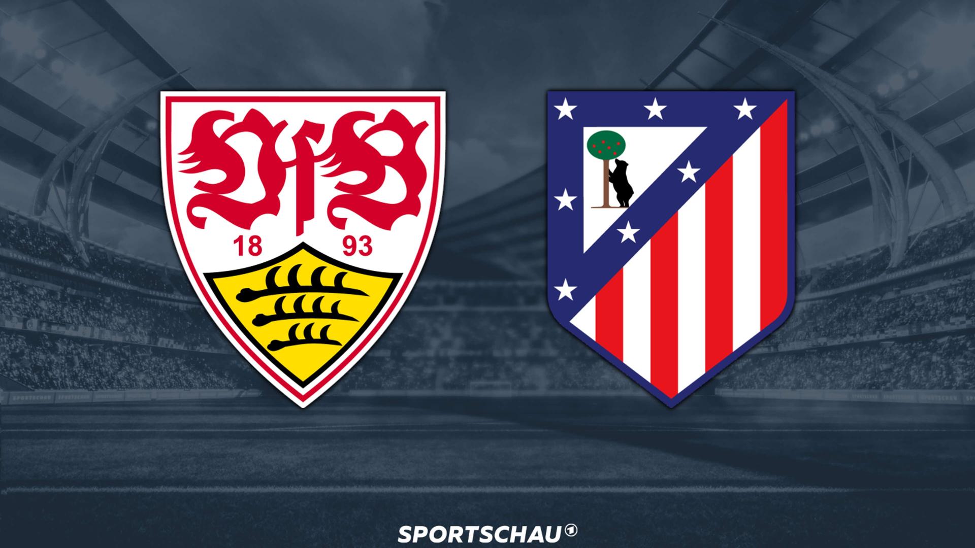 Logo VfB Stuttgart gegen Atlético Madrid | ARD