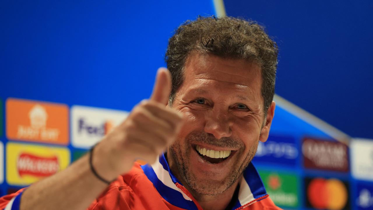 Atleticos Trainer Simeone - 