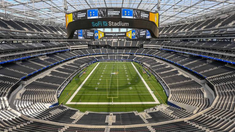 Innenansicht vom SoFi Stadium in Los Angeles | IMAGO/Scott Winters/Icon Sportswire Innenansicht vom SoFi Stadium in Los Angeles