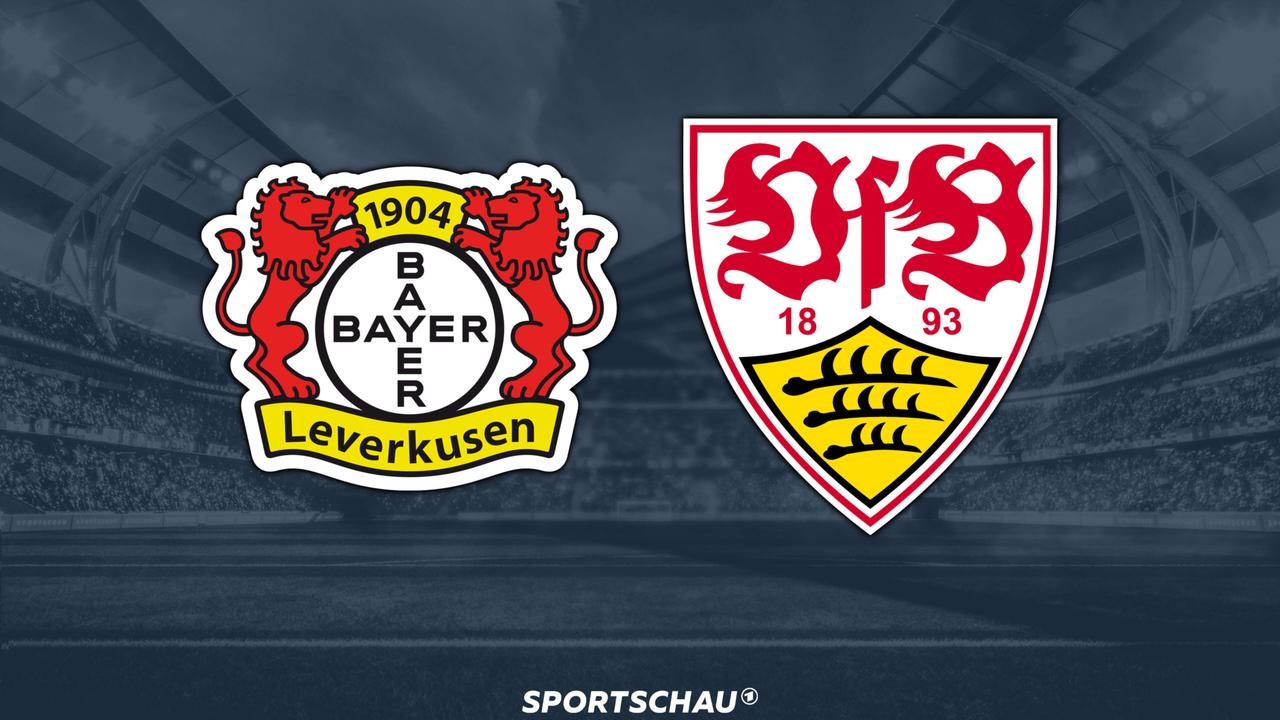 Logo Bayer Leverkusen gegen VfB Stuttgart | ARD