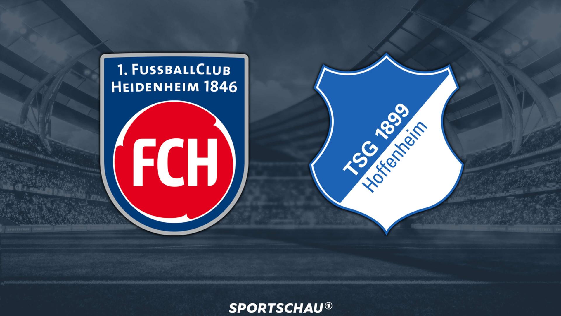 Логотип матча 1. ФК Хайденхайм 1846 против 1899 Хоффенхайм