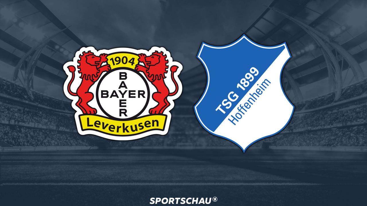 Logo Bayer Leverkusen gegen 1899 Hoffenheim | ARD