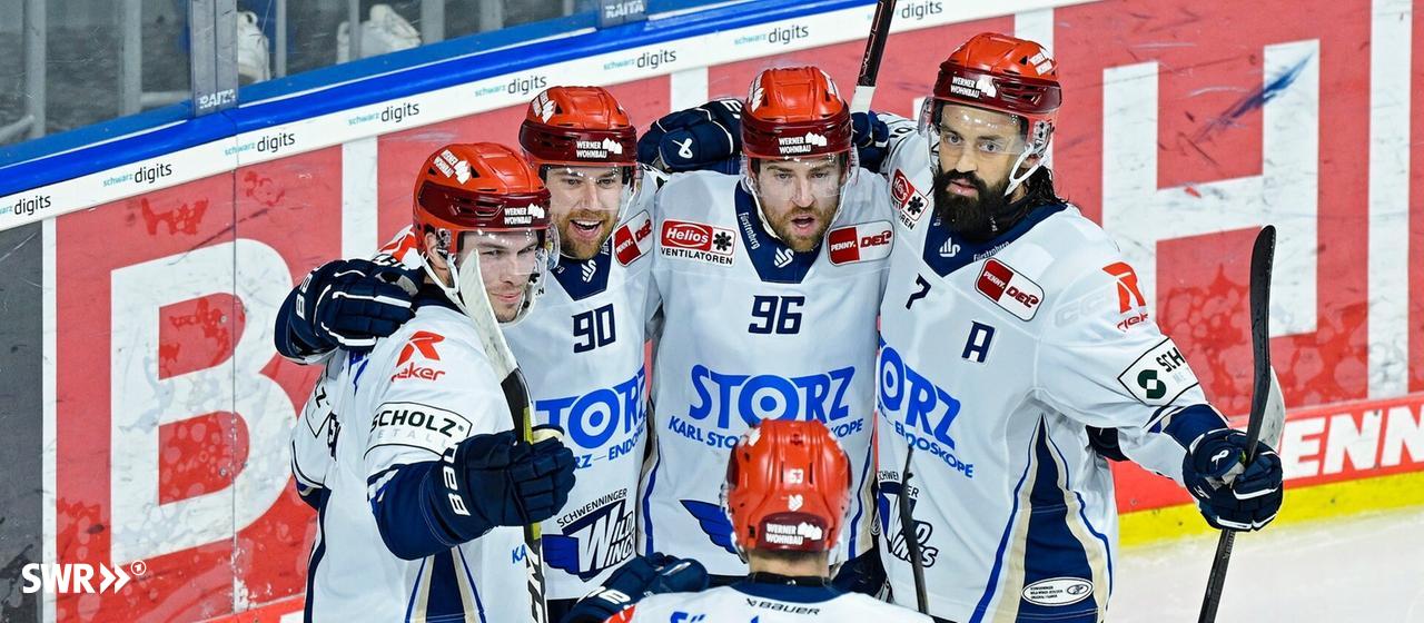 Adler Mannheim gegen die Schwenninger Wild Wings | dpa Bildfunk, picture alliance/dpa | Uwe Anspach Adler Mannheim gegen die Schwenninger Wild Wings