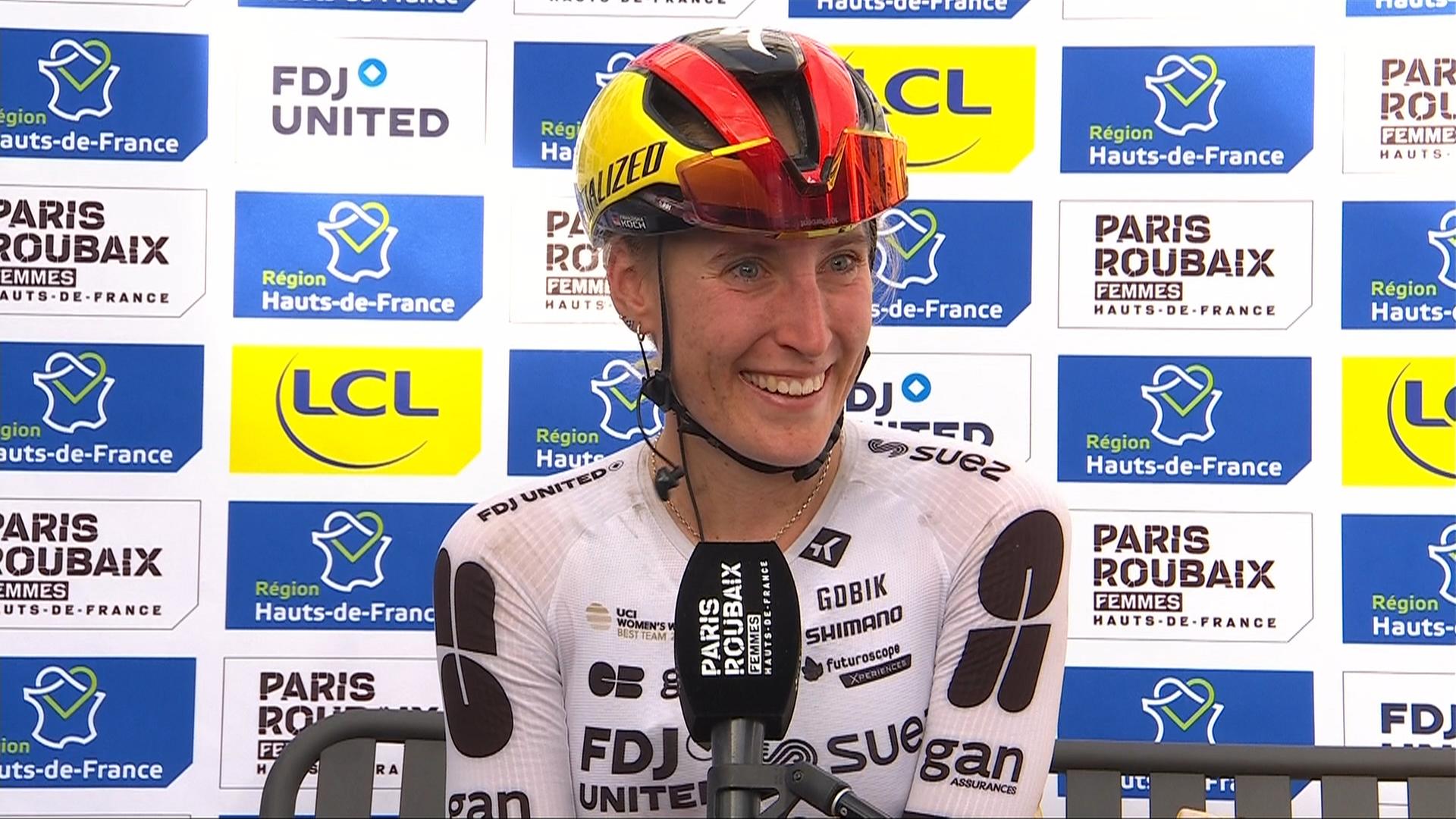 Radsport: Paris-Roubaix Femmes - Siegerin Franziska Koch im Interview