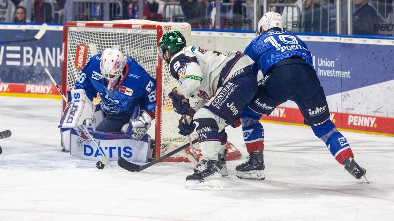 7:3 in Mannheim: Eisbären machen ersten Schritt zur Titelverteidigung