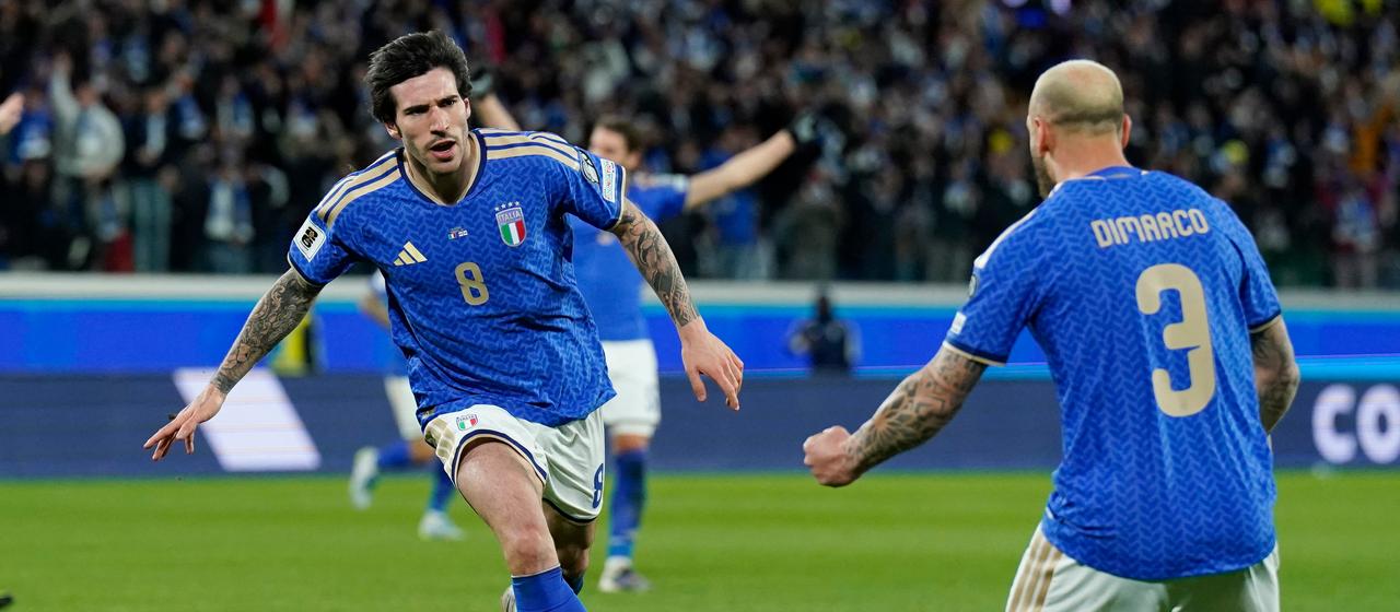 Sandro Tonali bejubelt Treffer