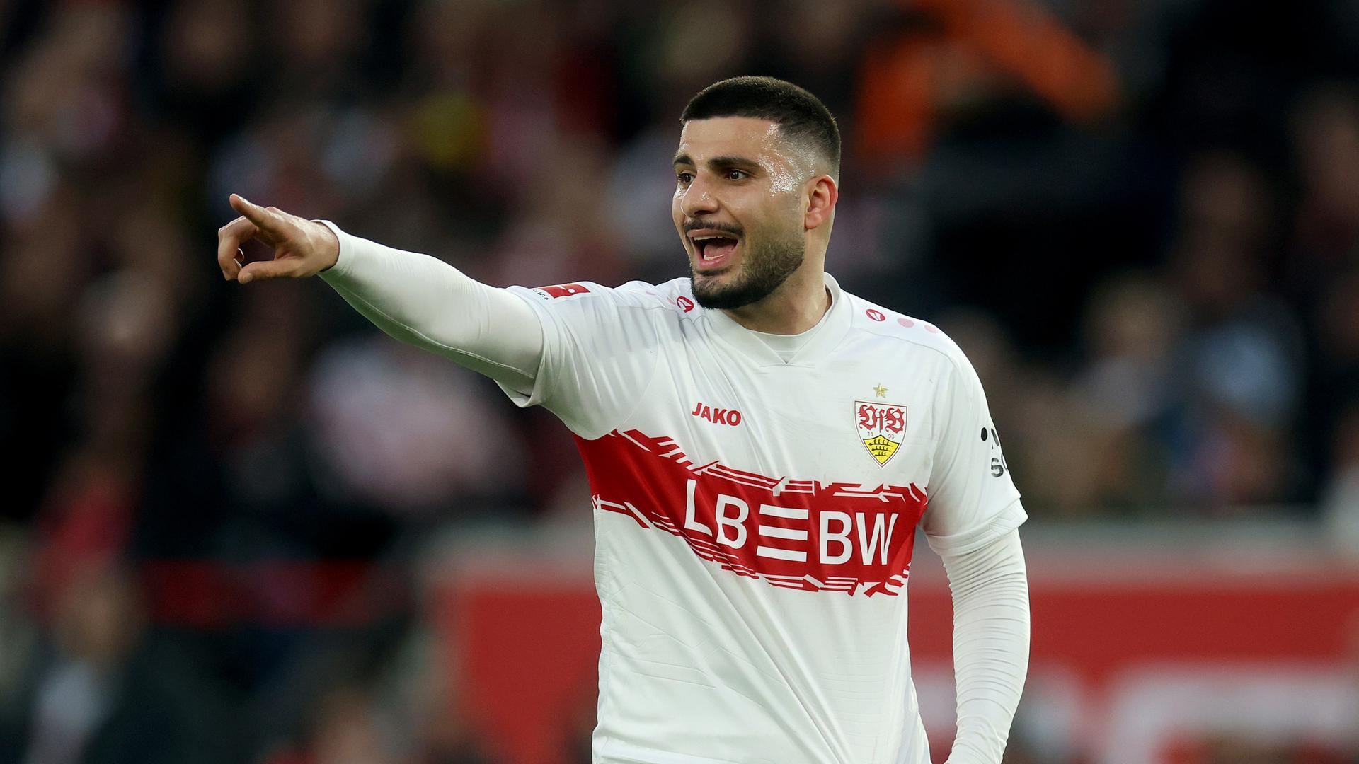 Stuttgarts Deniz Undav in Aktion |  Alexander Hassenstein/Getty Images