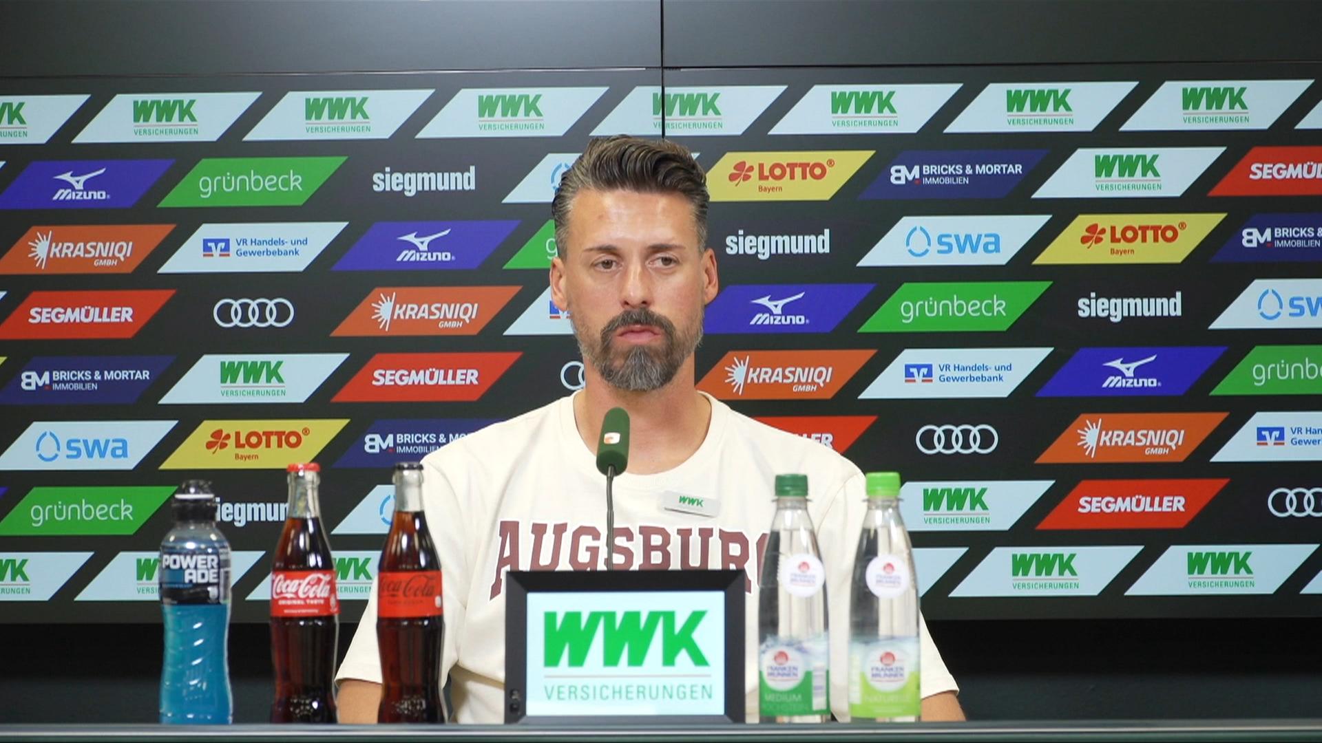 Augsburgs Trainer Sandro Wagner | Sportschau