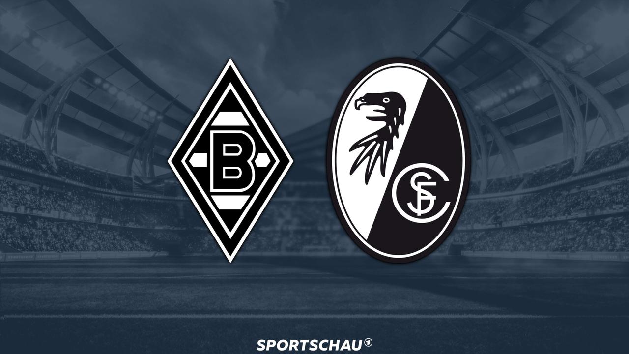 Logo Borussia Mönchengladbach gegen SC Freiburg | ARD