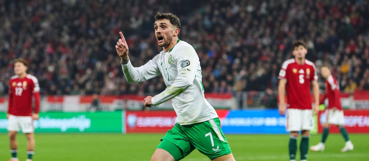 Troy Parrott nach seinem Treffer in der Nachspielzeit