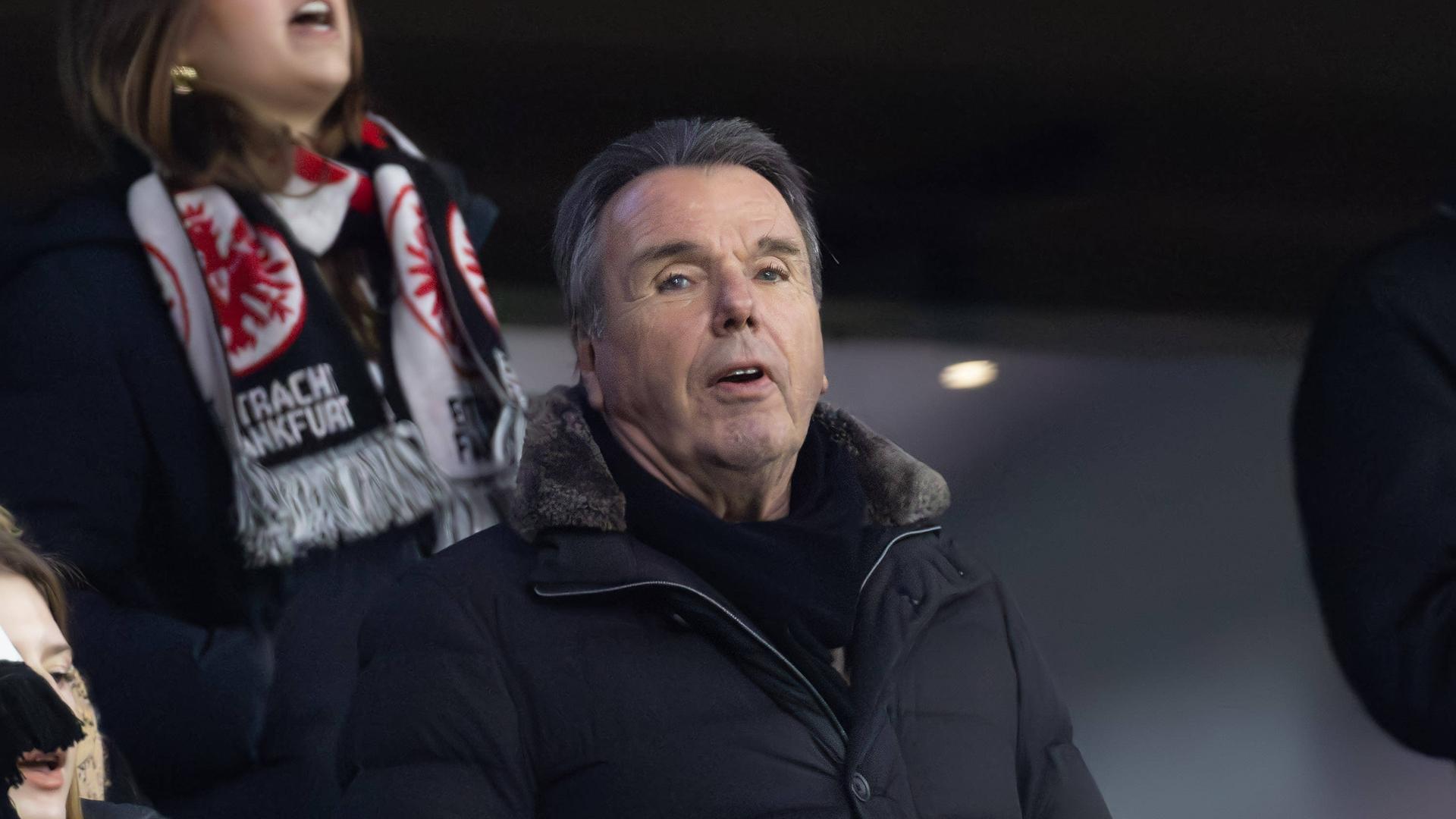 Heribert Bruchhagen im Frankfurter Stadion | Imago Images