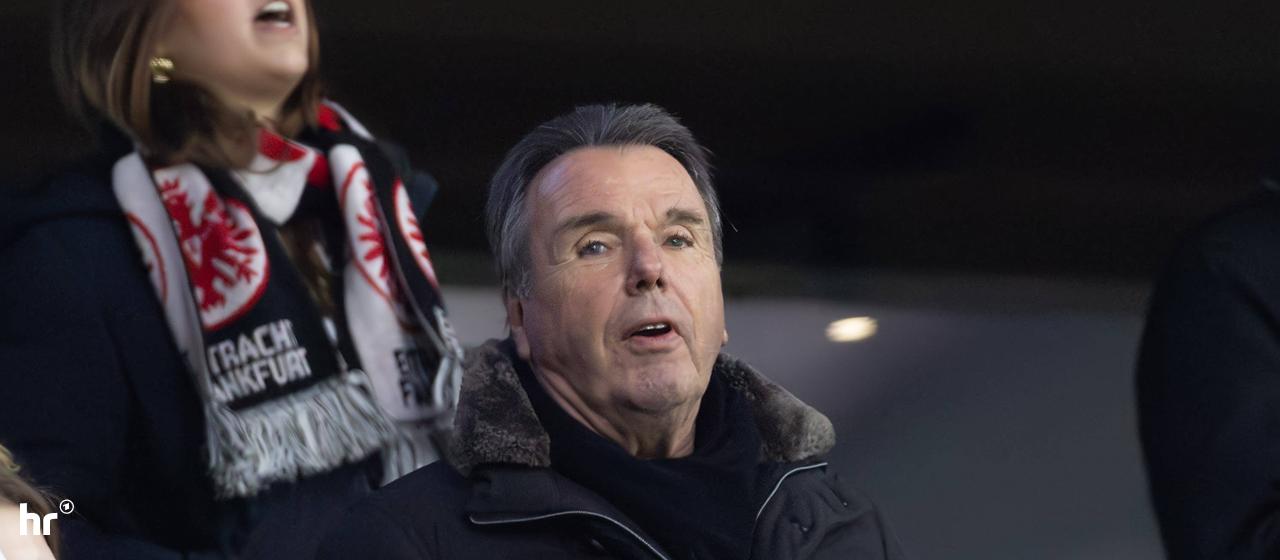 Heribert Bruchhagen im Frankfurter Stadion
